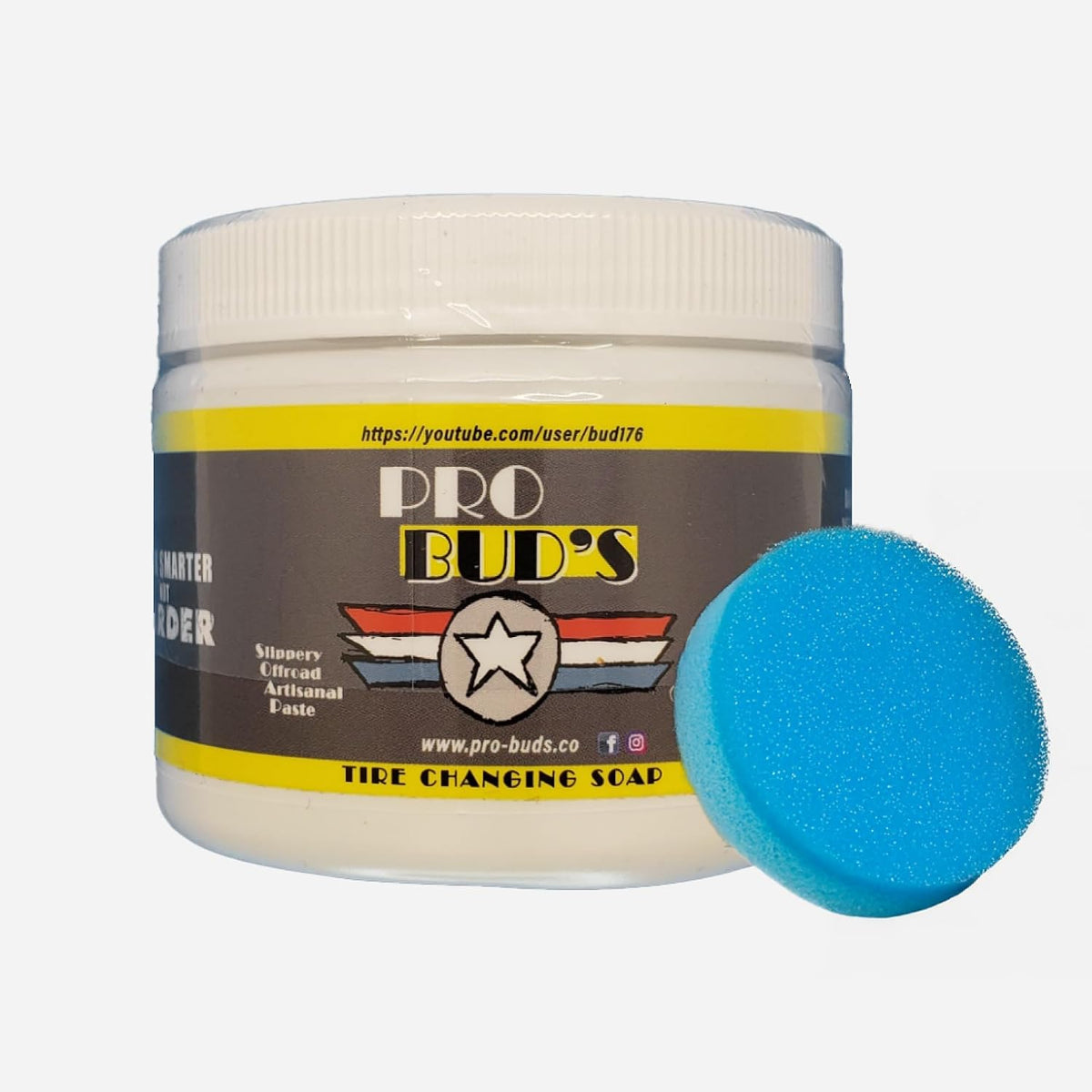 Pro Bud's Tire Mounting Paste - Peerless Lubrication Tire Mounting Lube for Quick Changing and a Secure Fit - Slip-Resistant - 4 oz.