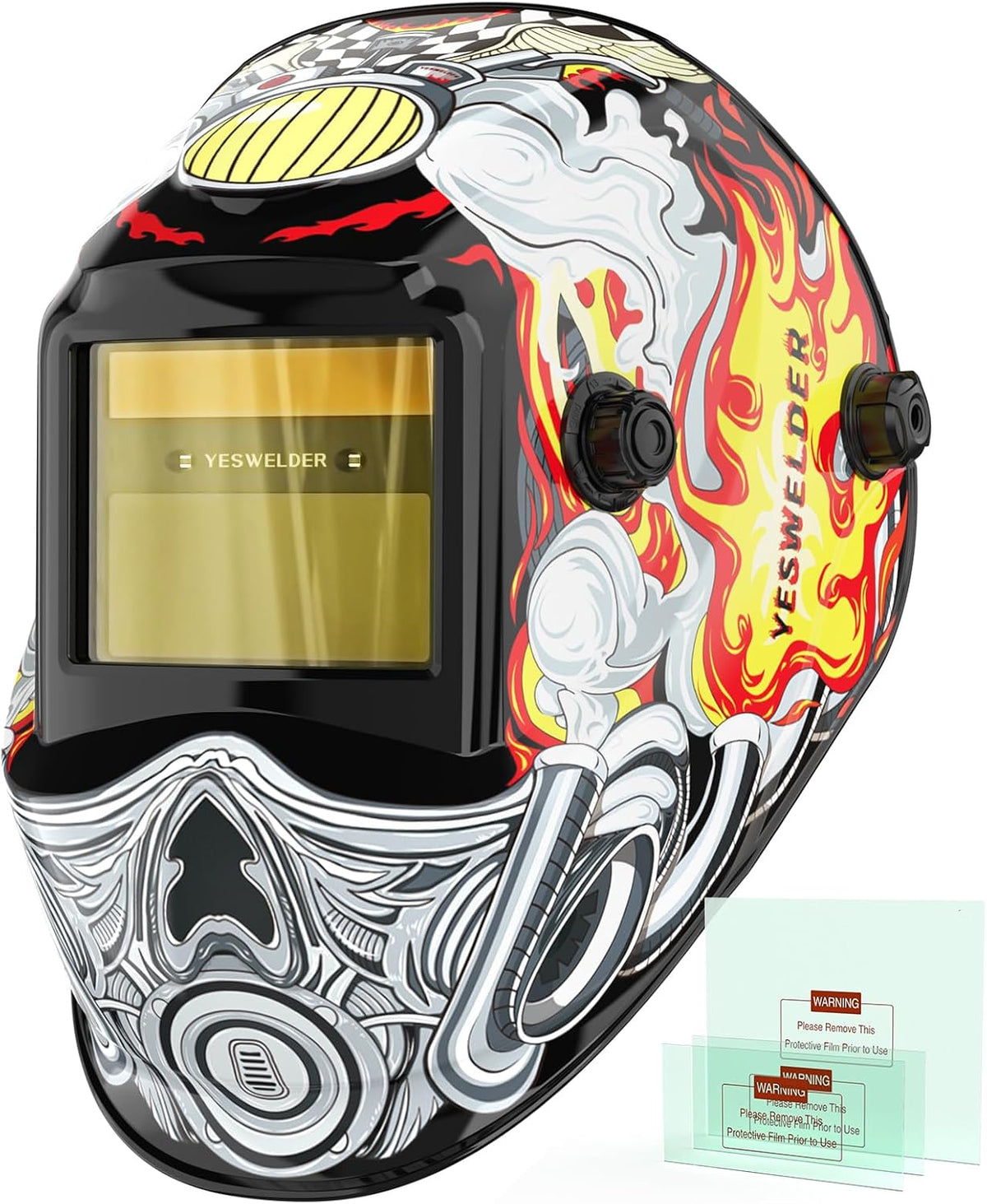 YESWELDER Auto Darkening Welding Helmet 1/1/1/1 True Color, LYG-L600A