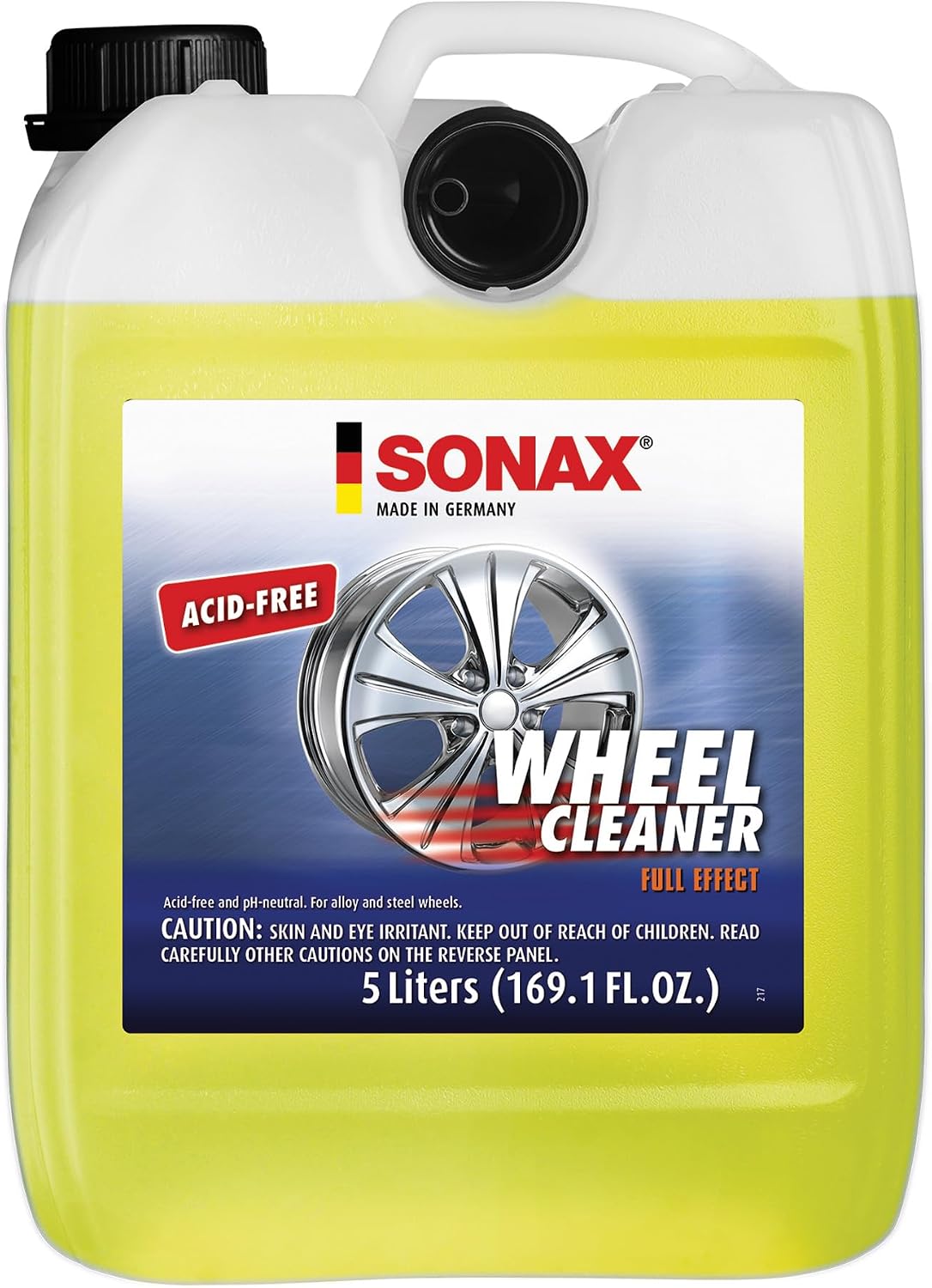 SONAX Wheel Cleaner Full Effect, Non-Acid Brake Dust Cleaner, 500 ml