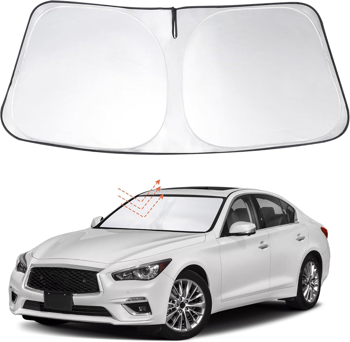 Windshield Sun Shade for 2015-2026 Ford F150 F-150 Accessories