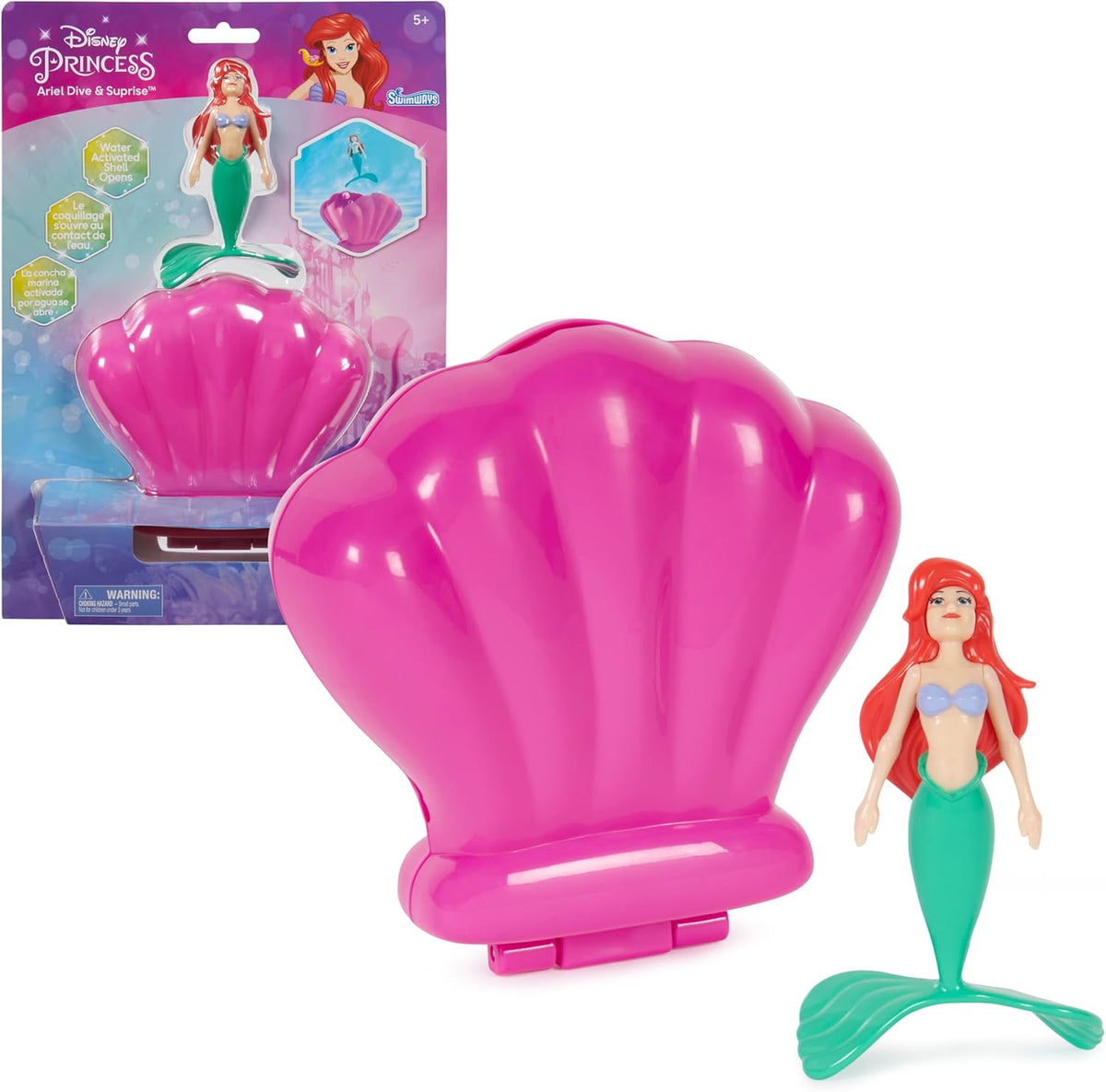 SwimWays The Little Mermaid Ariel Dive N’ Surprise Pool Toy for Ages 5+