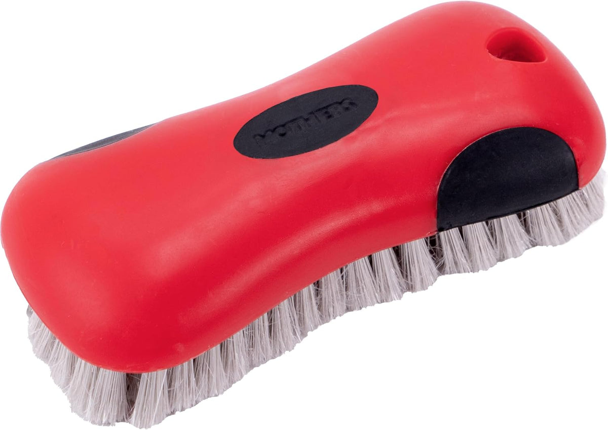 Mothers Stiff Bristle Carpet and Upholstery Cleaning Scrub Brush for Automotive, Home, Couch, Stain Remover