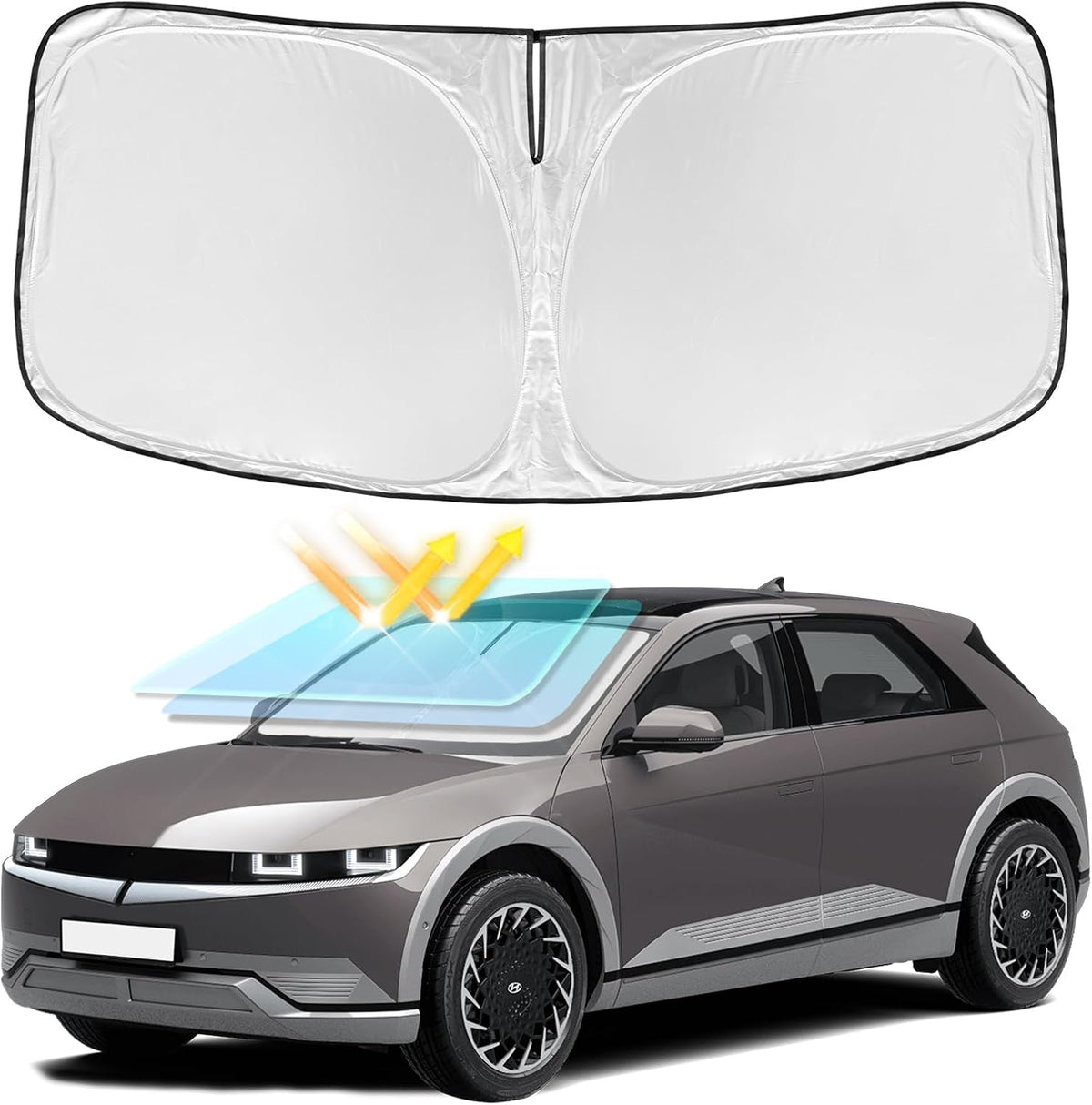 for Toyota Tacoma 2016-2024 2025 2026 Sun Shade Sunshade Windshield Cover