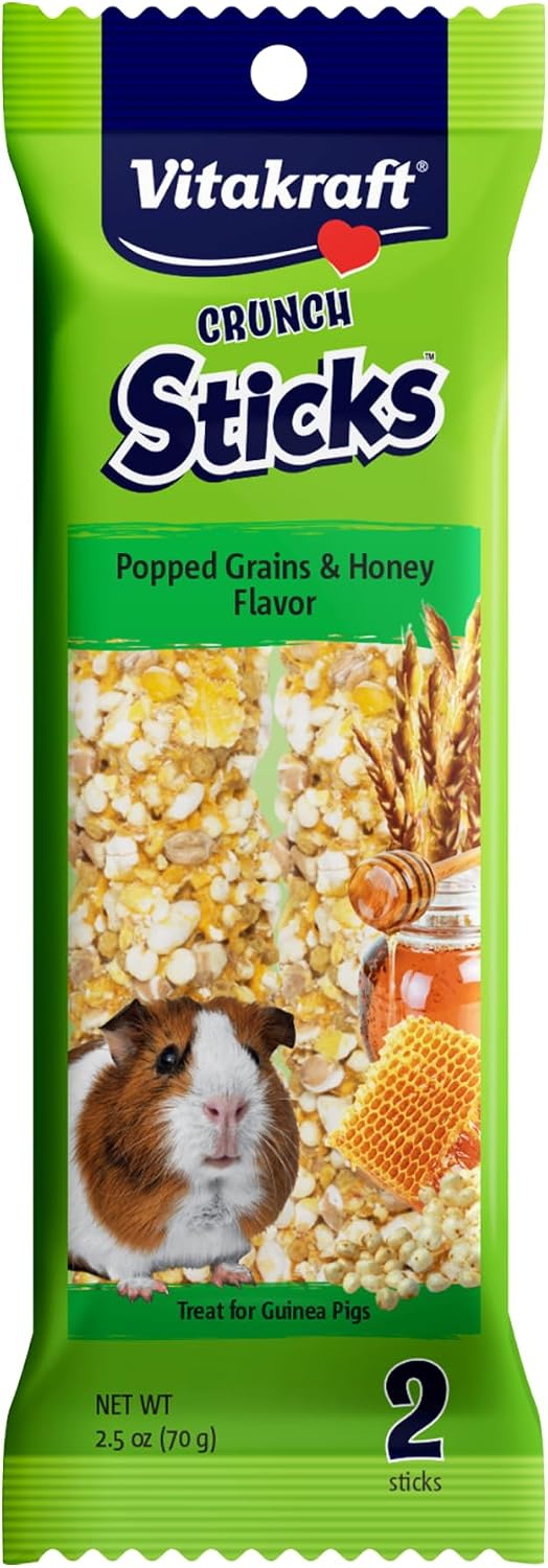 Vitakraft Crunch Sticks Guinea Pig Treat Fruit & Honey Flavor - 2 Sticks
