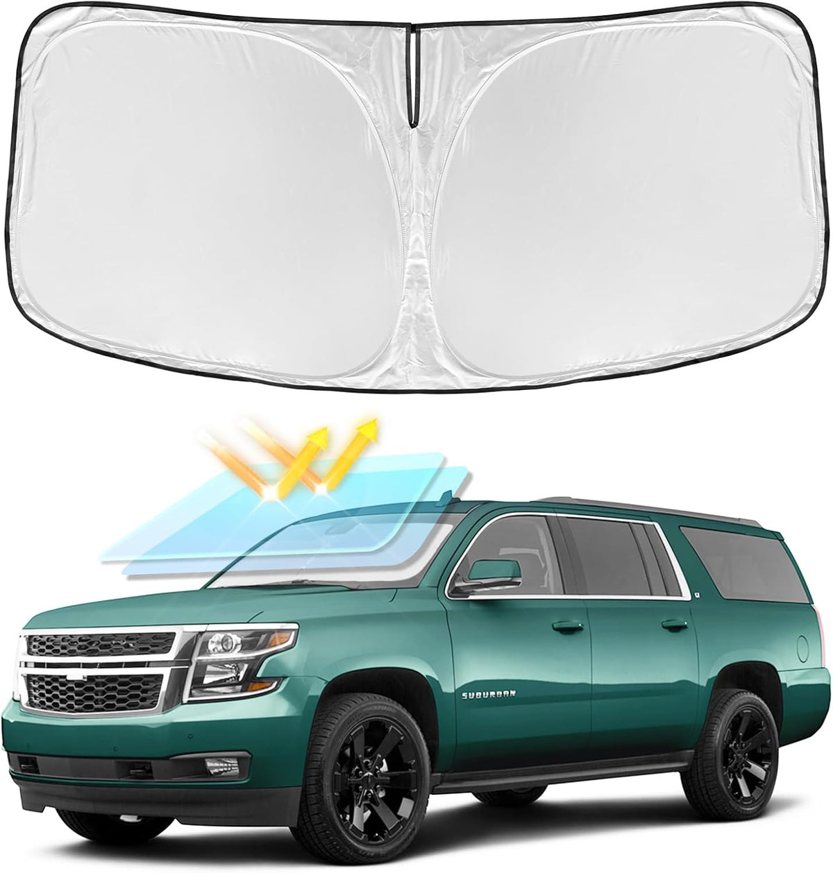 for Toyota Tacoma 2016-2024 2025 2026 Sun Shade Sunshade Windshield Cover