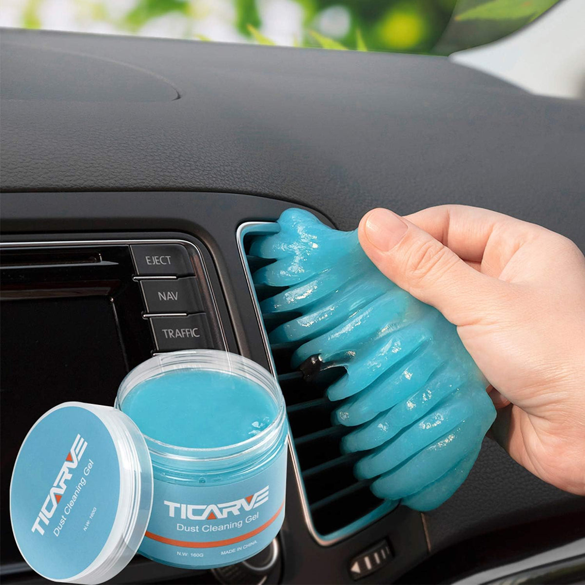 TICARVE Car Cleaning Gel Detailing Putty Car Putty Auto Detailing Tools Car Interior Cleaner Cleaning Slime Car Accessories Keyboard Cleaner Rose/NT WT: 5.6 oz (160 gr)