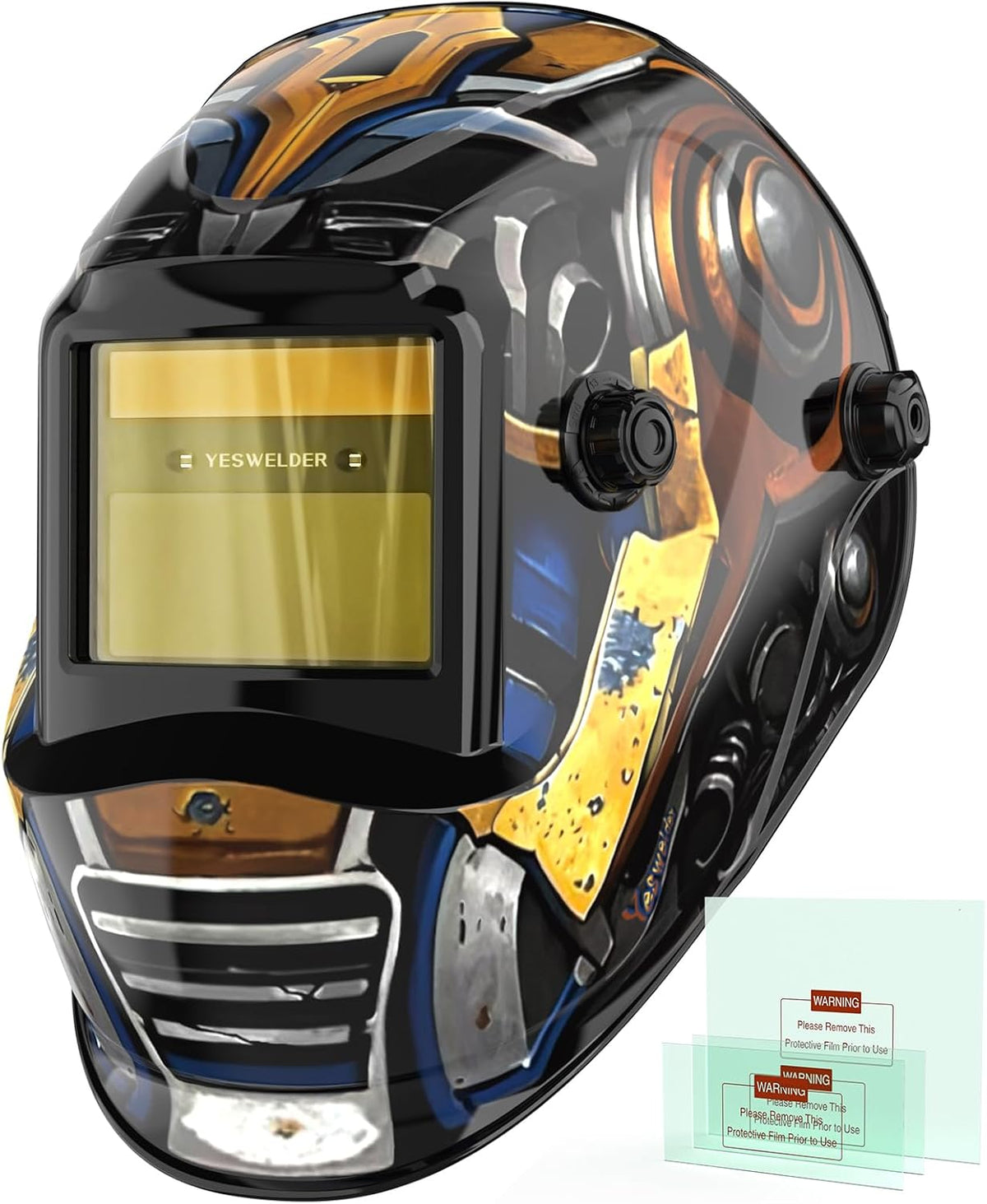 YESWELDER Auto Darkening Welding Helmet 1/1/1/1 True Color, LYG-L600A