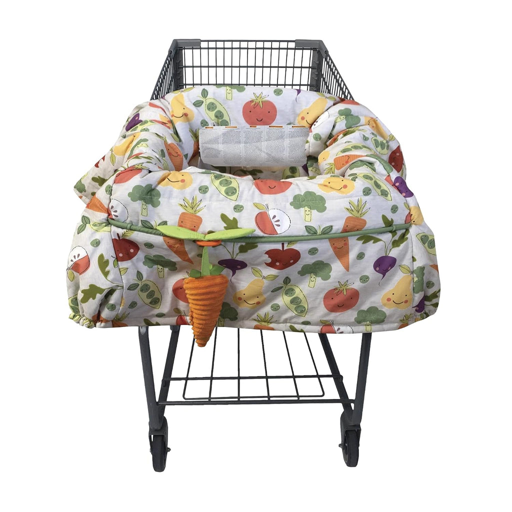 Boppy Shopping Cart & High Chair Cover, 360 Padded Baby Seat Cover & Toy
