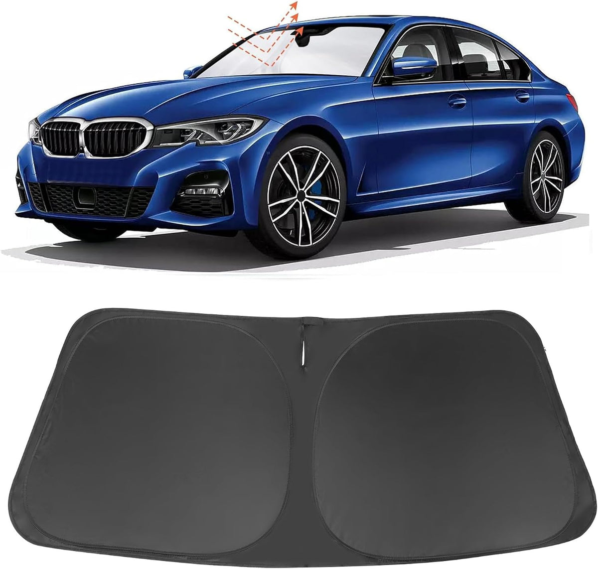 Windshield Sun Shade for 2015-2026 Ford F150 F-150 Accessories