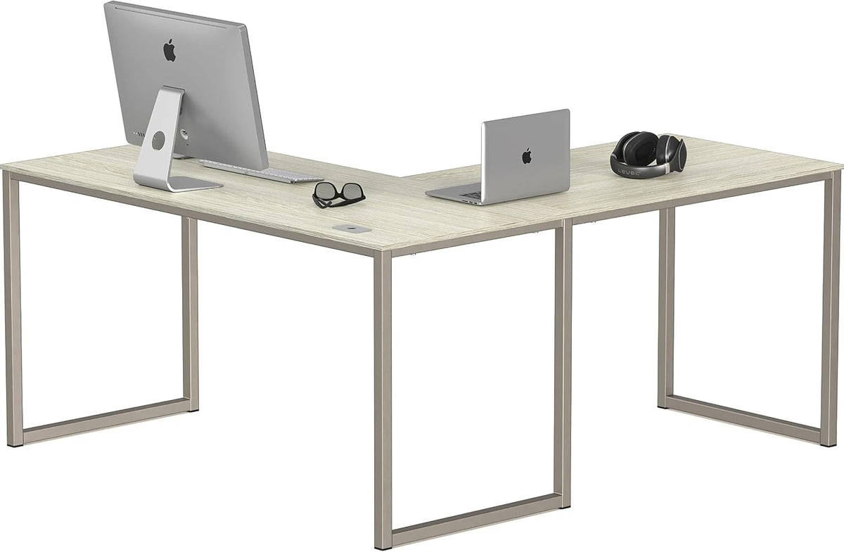 SHW Mission 40-Inch Home Office Computer Desk, Black
