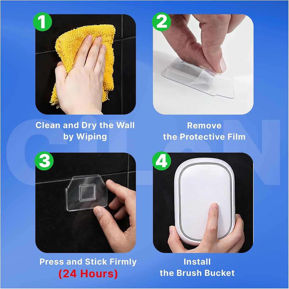 CiLoN Disposable Toilet Brush, Toilet Wand Cleaning System, Bowl Scrubber