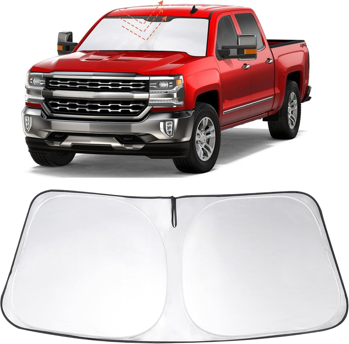 Windshield Sun Shade for 2015-2026 Ford F150 F-150 Accessories