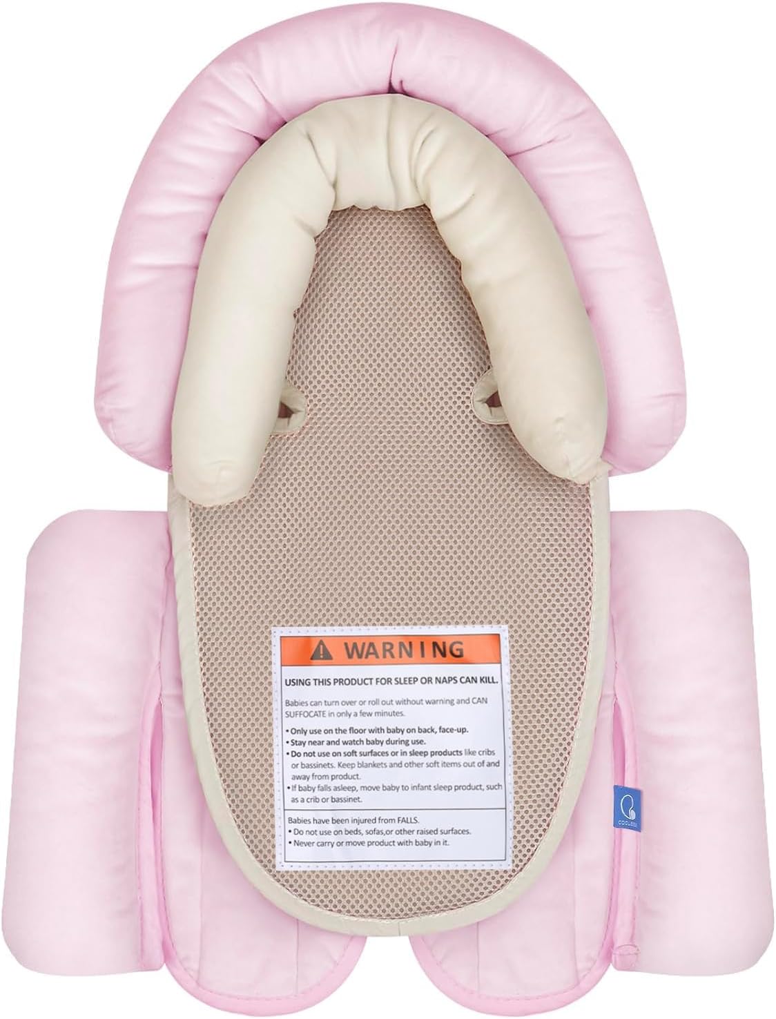 COOLBEBE 3-in-1 Reversible Newborn Car Seat Insert, Baby Head Support Pad