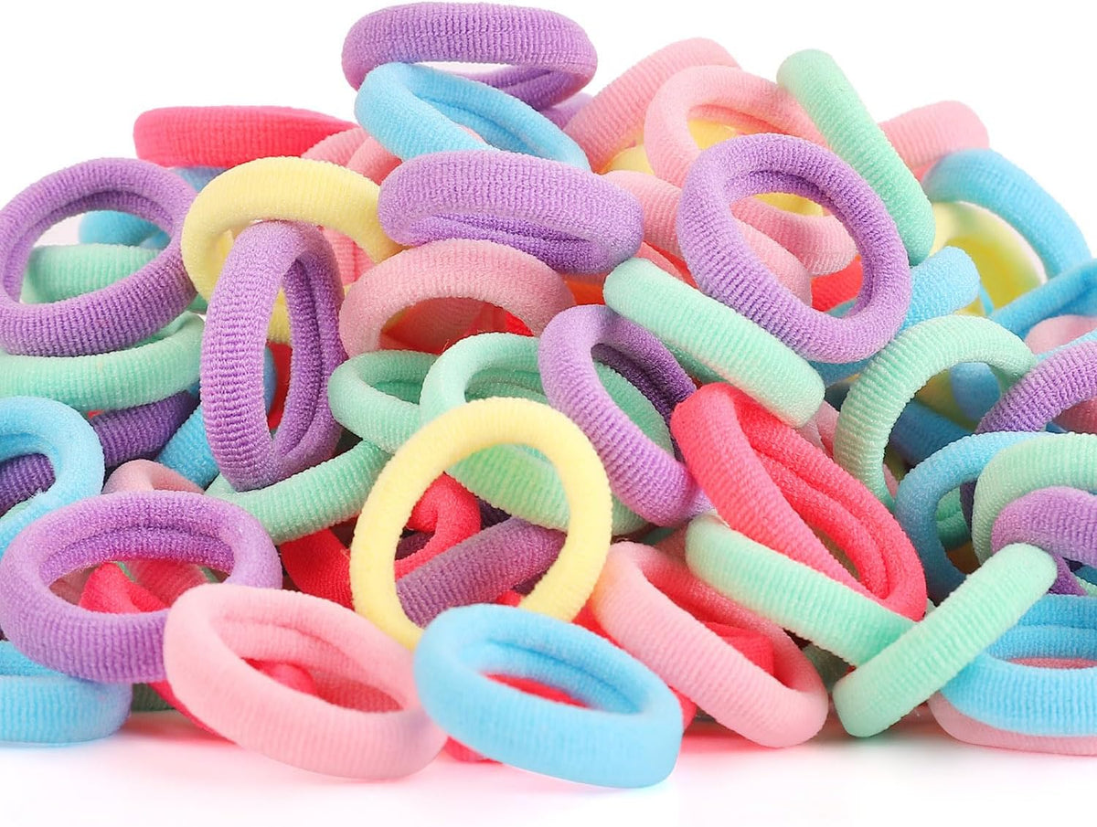 200 Pack Hair Ties BEoffer Baby Toddlers Girls Elastics Hair Band No Damage