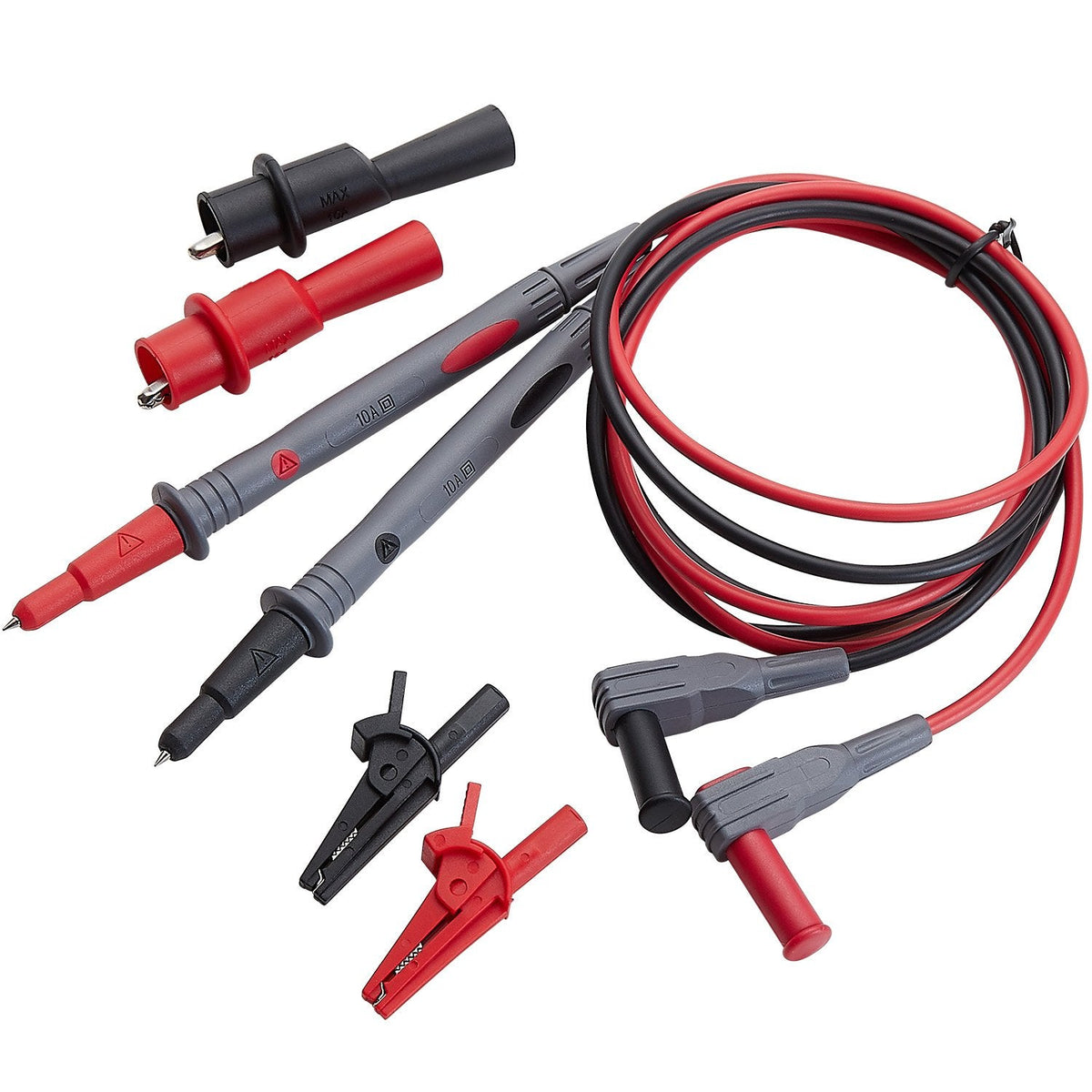 WGGE WG-011 Silicone Multimeter Test Leads with Safety Alligator Clips