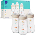 MAM 6oz Pure Glass Feel Good Anti-Colic 0+ Months Baby Bottle, 3 Pk, Unisex