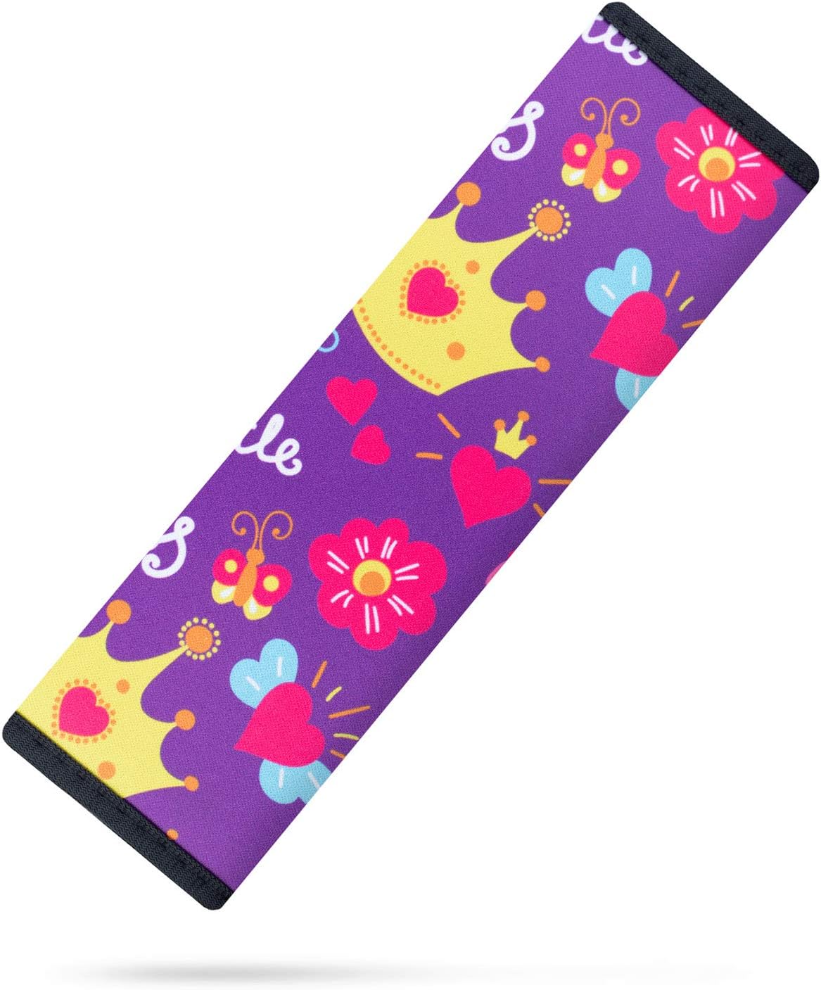 YR Seat Belt Cover for Kids, Soft Comfort Seat Belt Cushion for Children, Cute Cartoon Pattern Car Seat Belt Pads Cover for Girls and Boys, 1 Pack (Cartoon Spider)