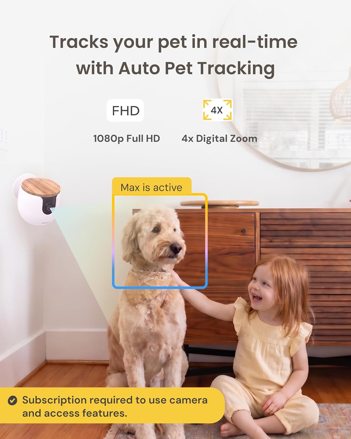 Furbo Mini Pet Camera [Paid Plan Required to Activate]