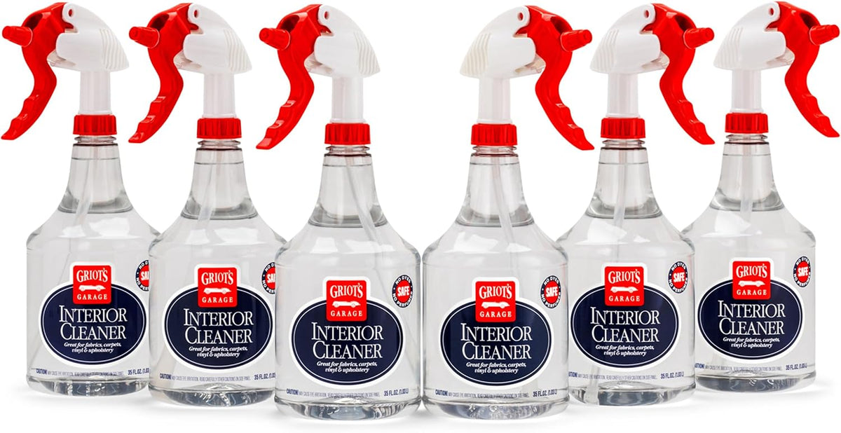 Griot's Garage Interior Cleaner Spray for Car Seats, Carpet, Upholstery Fabric, Floor Mat, Vinyl, Dashboard, Ideal for Truck, SUV, RV, Boat, and More, 10956, 22 Fl Oz