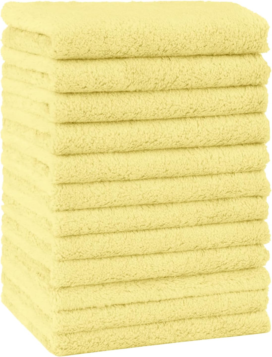 HOMEXCEL Baby Washcloths 24 Pack Microfiber Coral Fleece Soft Wash Cloths