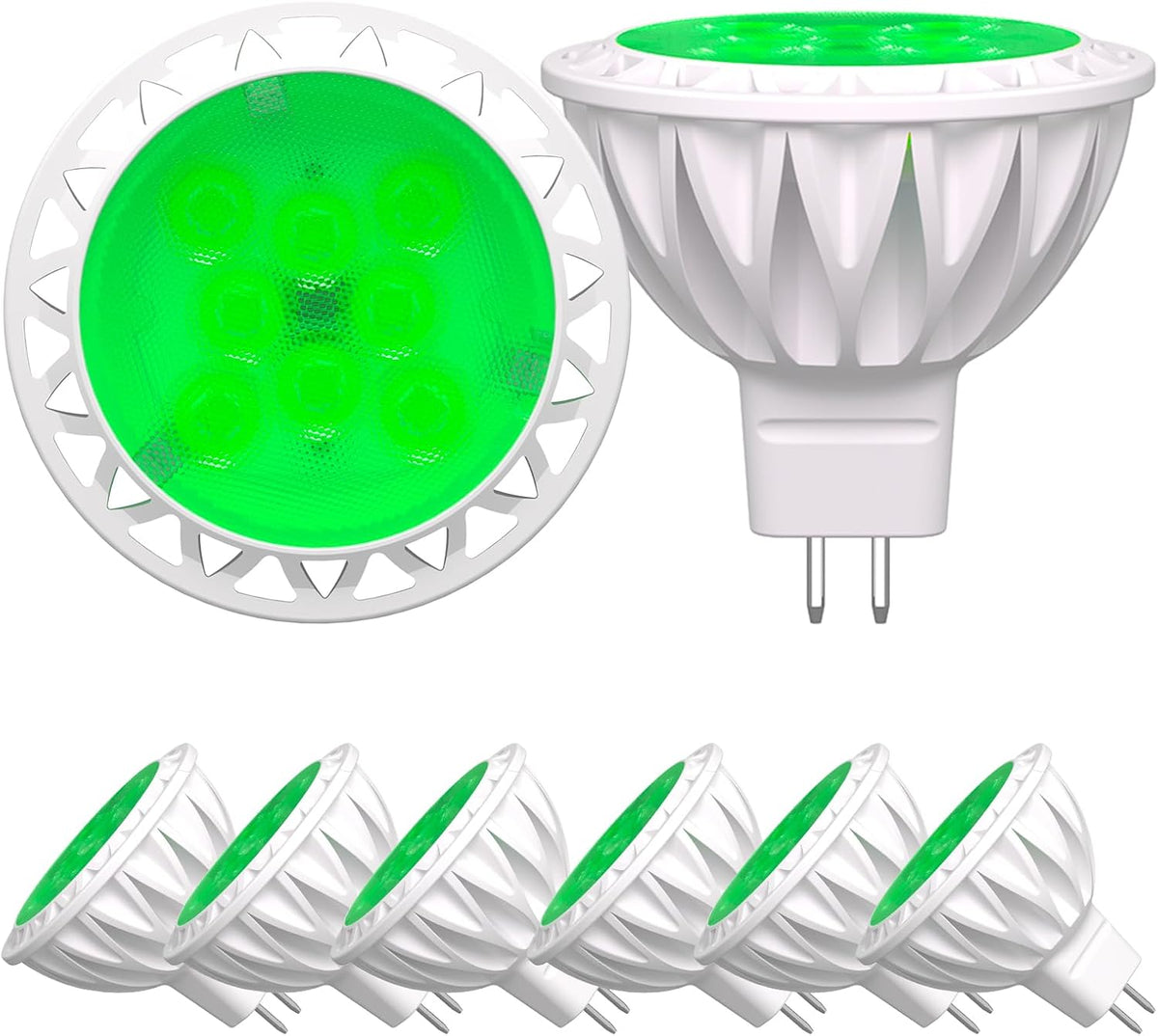 MR16 LED Bulbs 5W GU5.3 12V 2700K Warm White 6 Pack