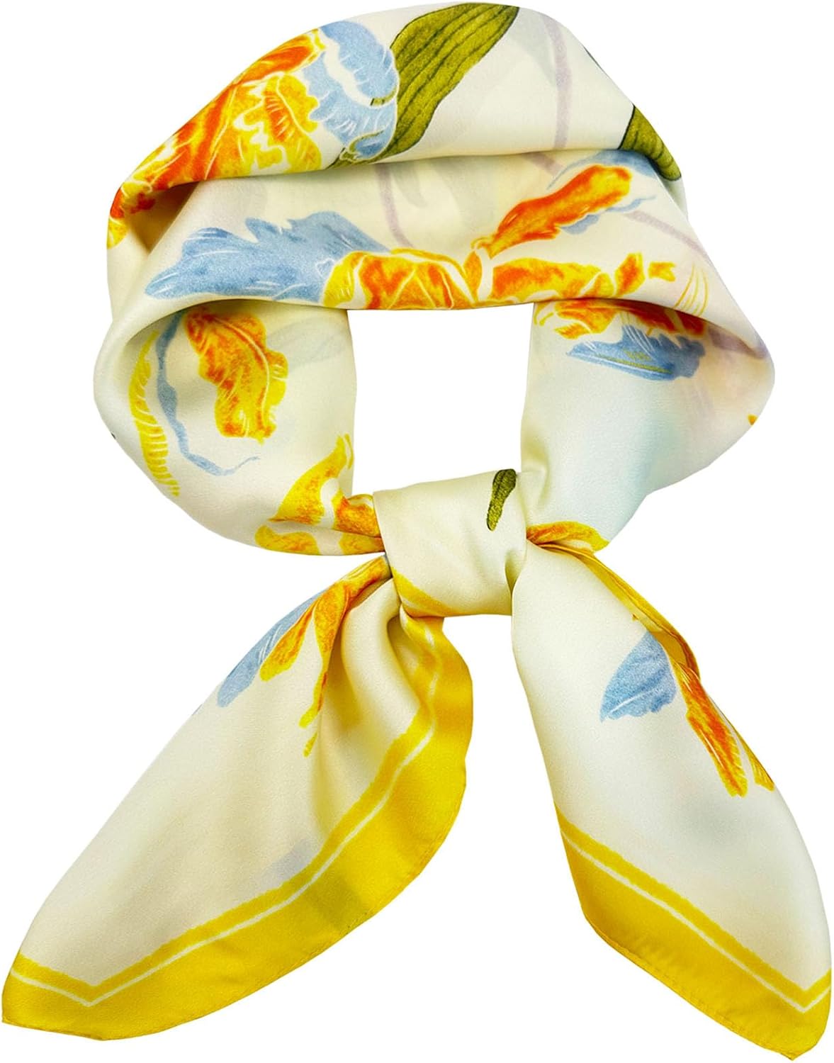 Dailyacc Hair Bandanas Scarf For Women Lightweight Fashion Neck Silk Satin Head Scarves For Sleeping Handbags Scarf