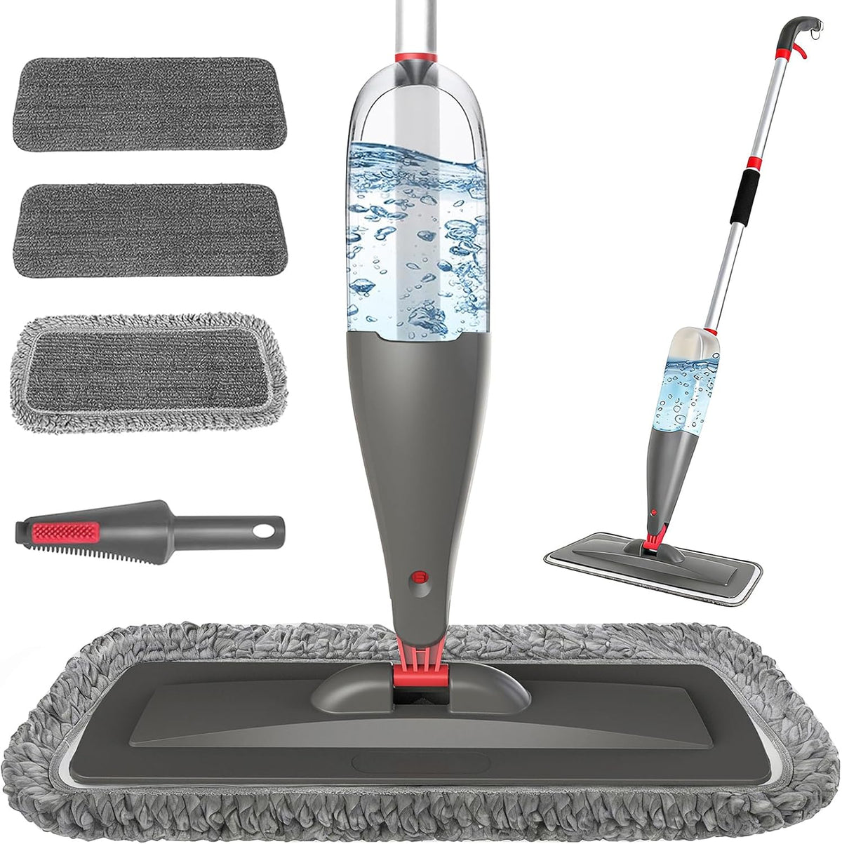 CLDREAM Spray Mop for Floor Cleaning with 3pcs Washable Pads