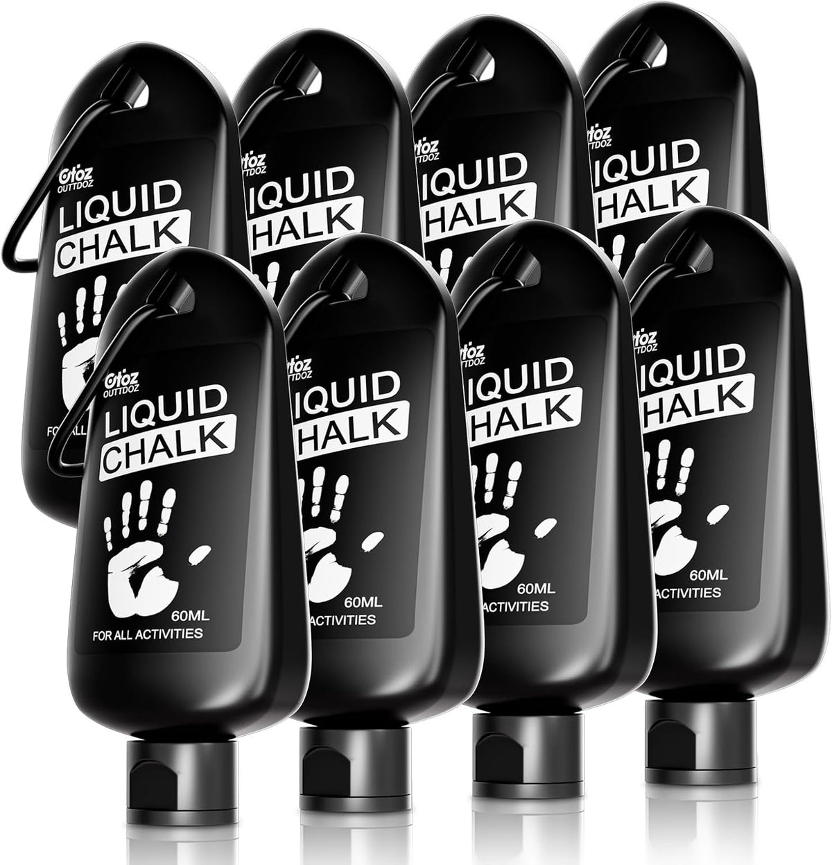 Liquid Chalk 2 oz & 12 oz, Mess-Free Gym Chalk for Lifting