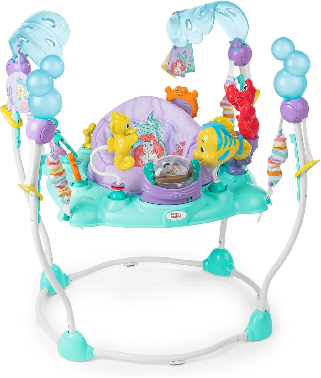 Bright Starts Disney Baby Finding Nemo Sea of Activities Baby Activity Center Jumper with Interactive Toys, Lights, Songs & Sounds, 6-12 Months (Blue)