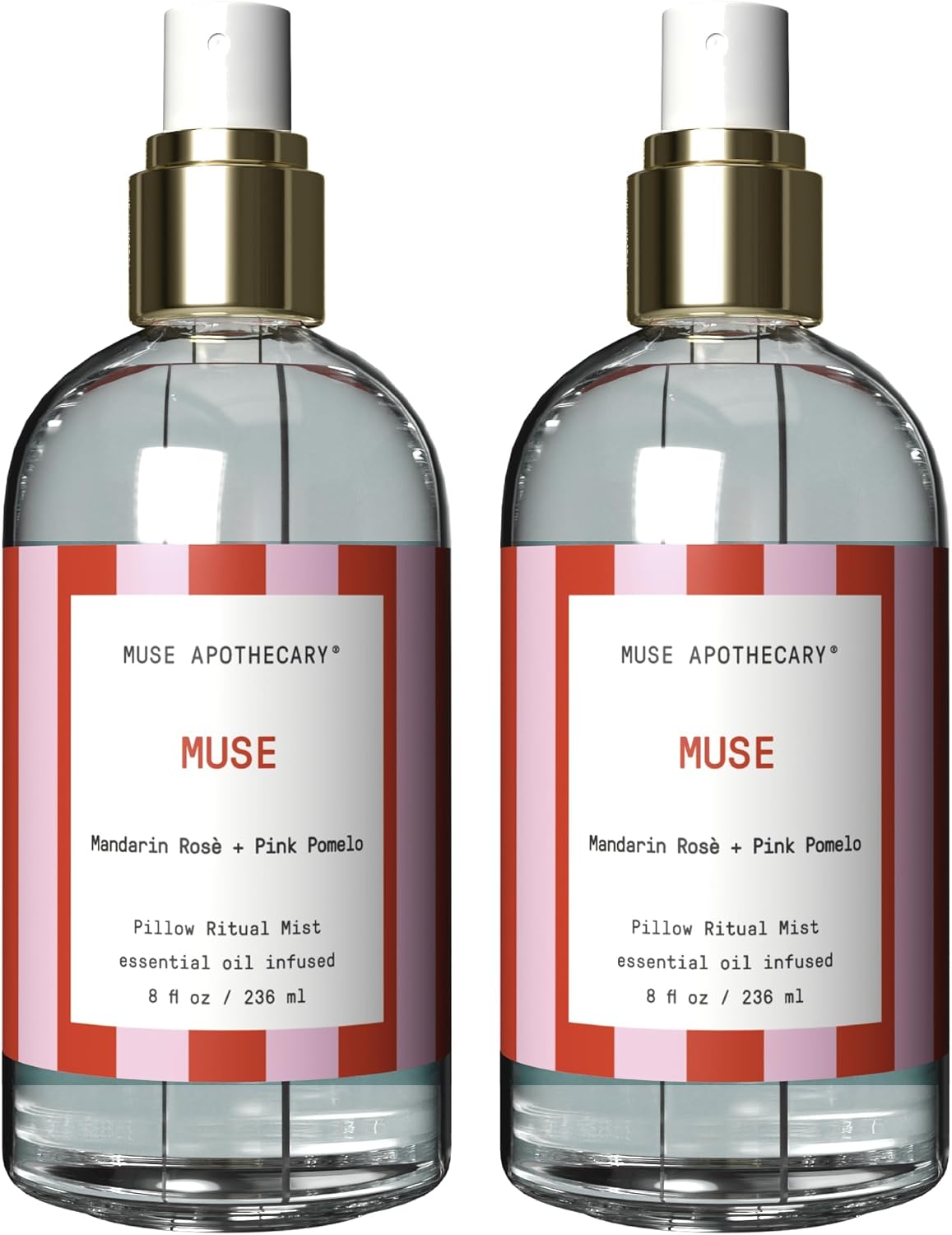 Muse Apothecary Linen Ritual - Aromatic, Soothing, and Relaxing Linen Spray for Bedding, Laundry and Fabric Spray Freshener - Infused with Aromatherapy Essential Oils - Lavender Serenity