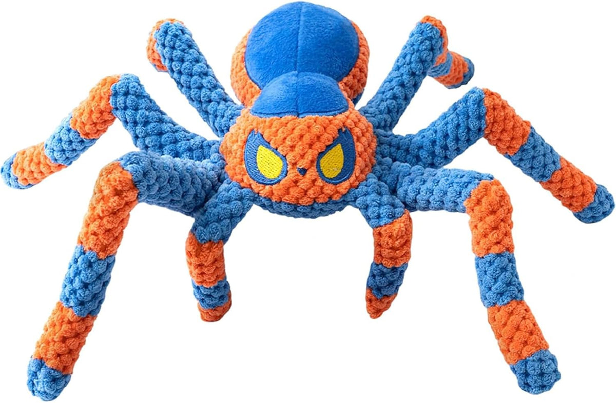 LEGEND SANDY Tough Dog Toys, Stuffed Chew Large Dog Toys to Keep Them Busy, Interactive Squeaky Tug of War Doggie Toy, Crinkle Blue Octopus | Interactive Tug of War Puppy Toys, Crinkle Stuffed Octopus for Small Medium and Large Breeds, Birthday Gift for P