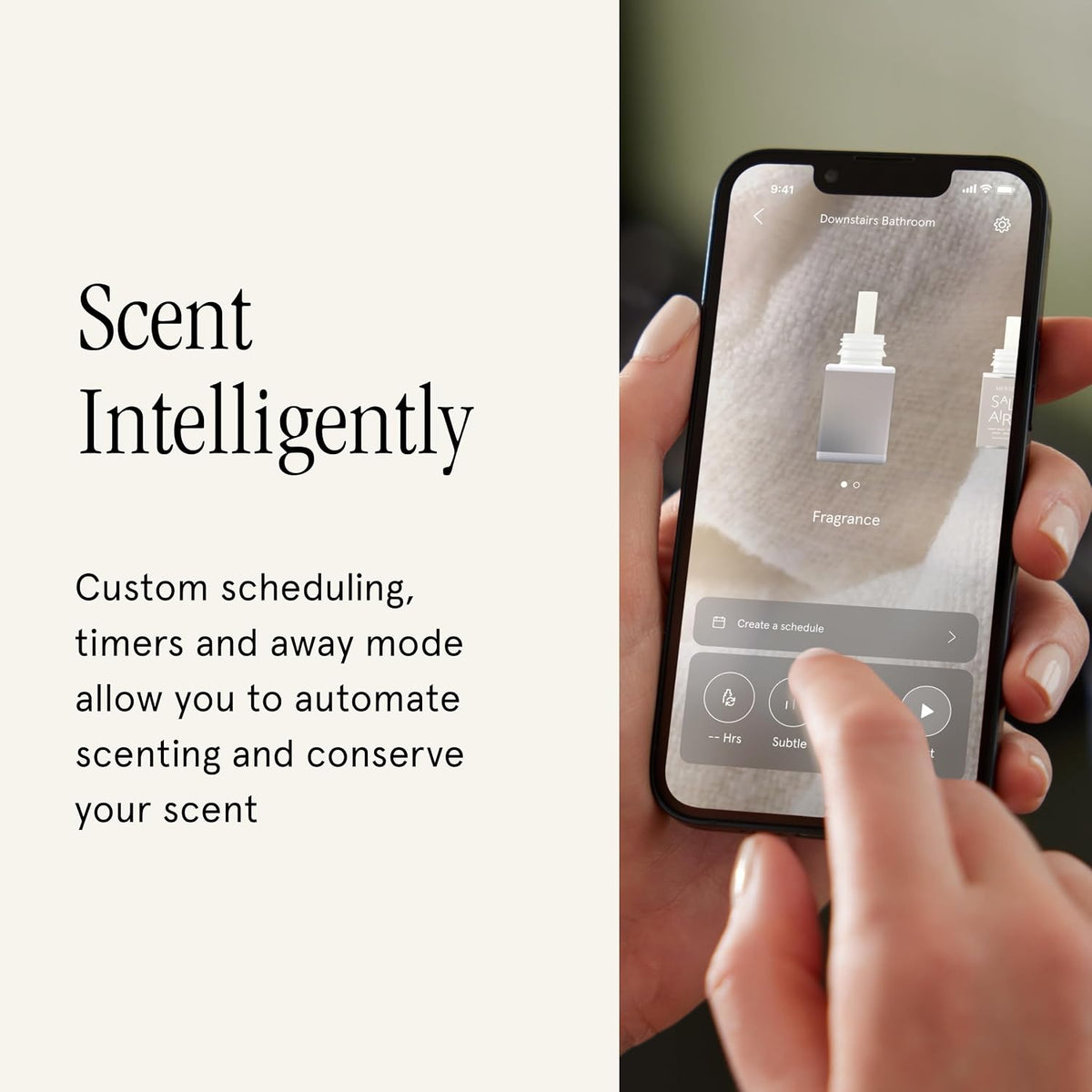 Pura Plus Smart Home Fragrance Diffuser for Large Spaces, White