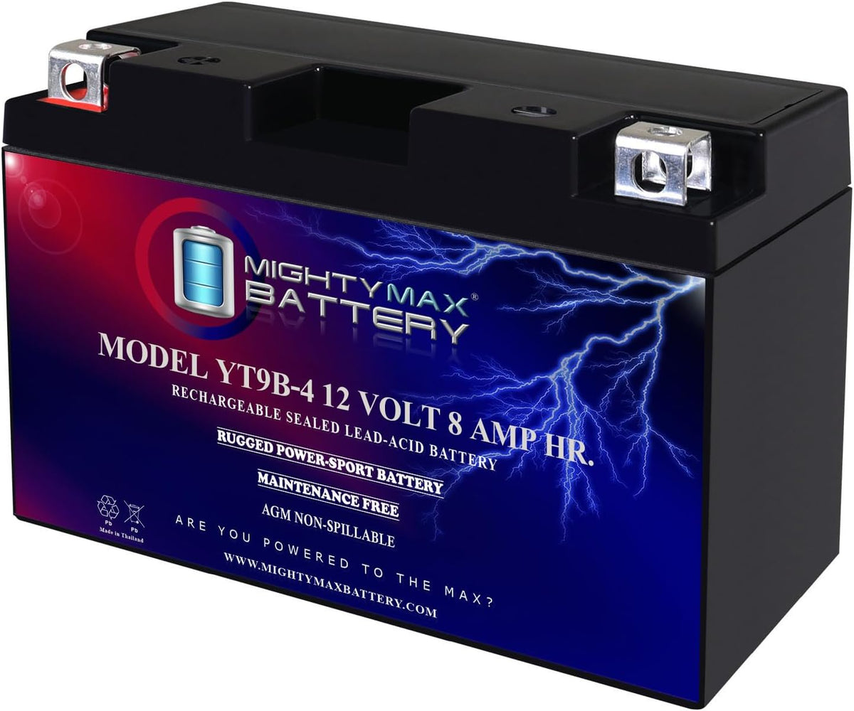 Mighty Max Battery YTZ14S -12 Volt 11.2 AH, 230 CCA, Rechargeable Maintenance Free SLA AGM Motorcycle Battery