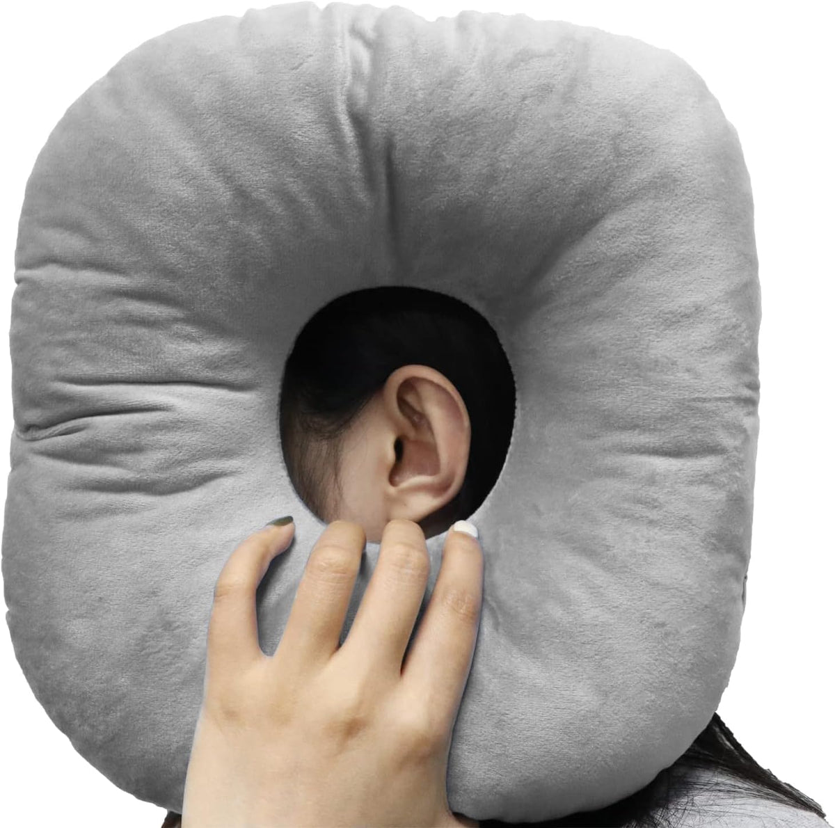 Ear Piercing Pillow for Side Sleepers with Ear Hole