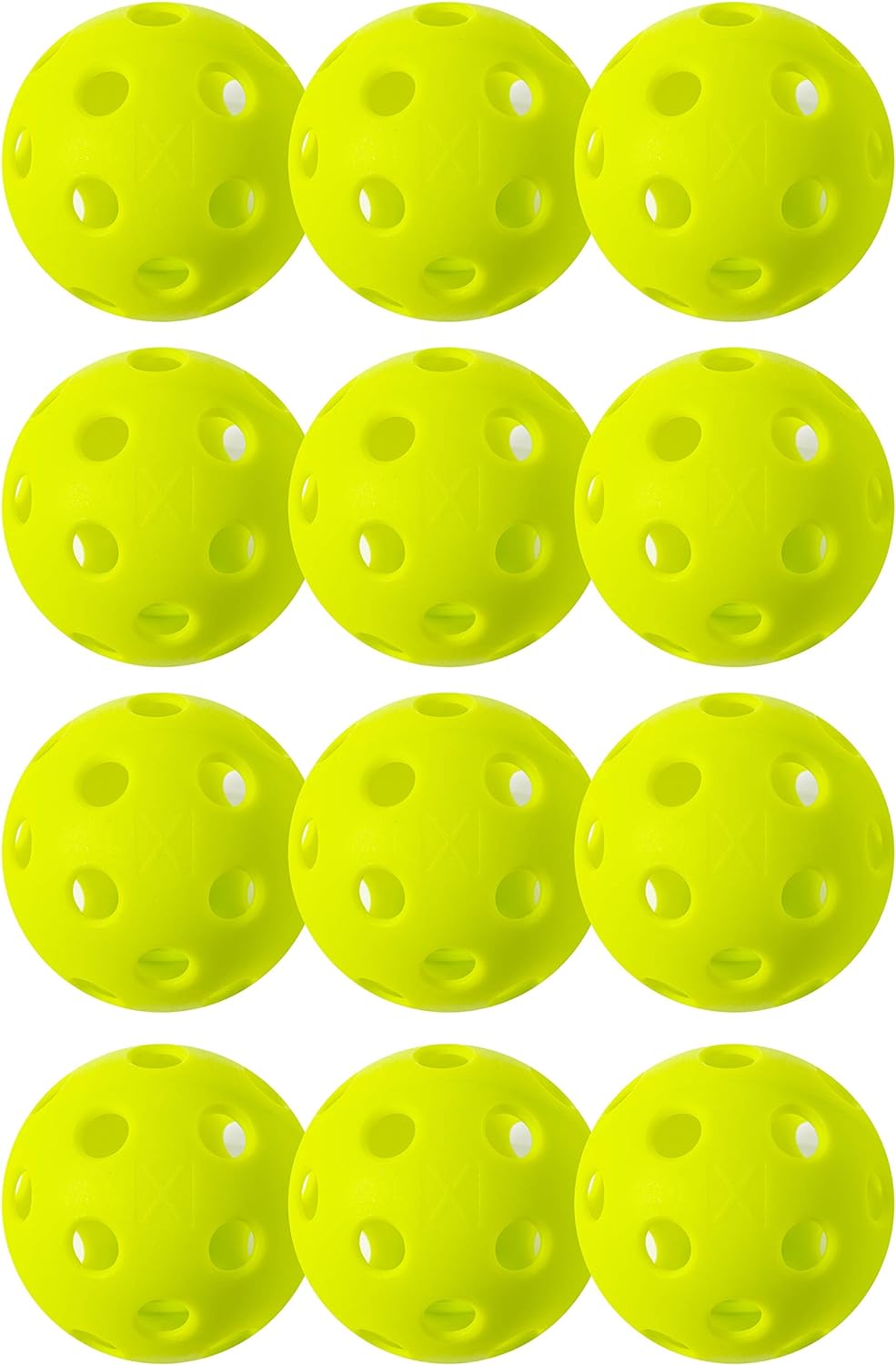 Franklin Sports X-26 Indoor Pickleballs - 3 Pack, 12 Pack & 100 Pack Bulk - USAPA Approved Tournament Pickleballs - Multiple Colors