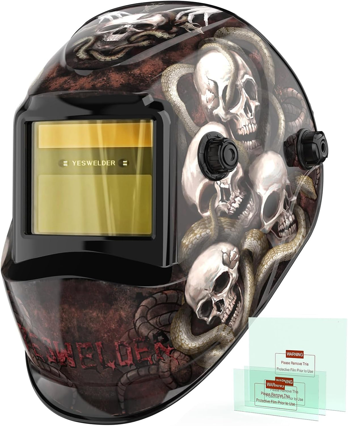 YESWELDER Auto Darkening Welding Helmet 1/1/1/1 True Color, LYG-L600A