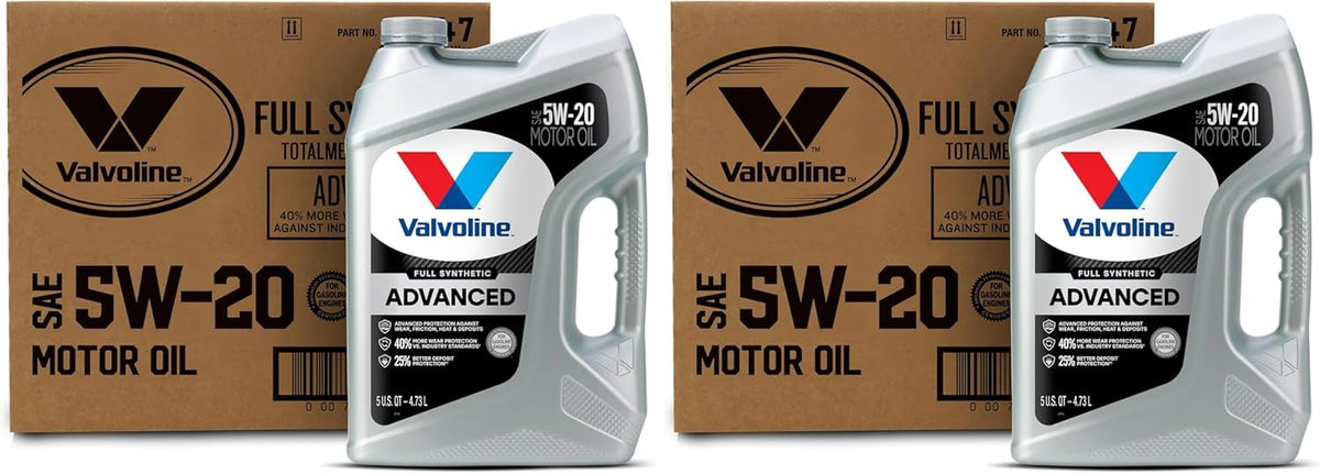 Valvoline Advanced Full Synthetic SAE 10W-30 Motor Oil 5 QT
