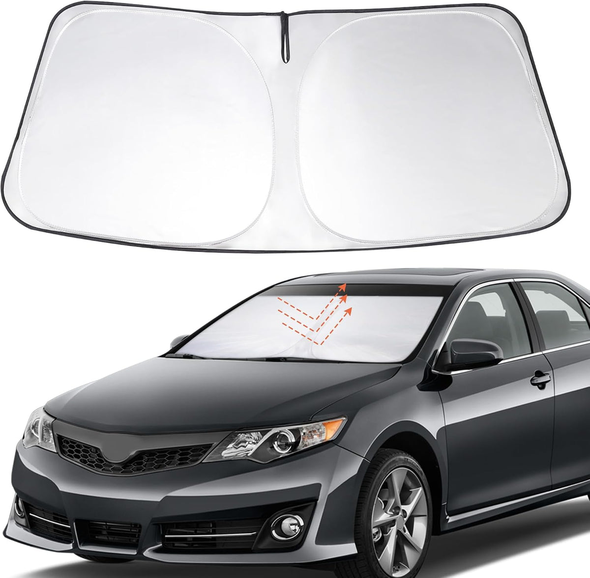 Windshield Sun Shade for 2015-2026 Ford F150 F-150 Accessories