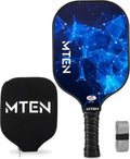 MTEN Pickleball Paddles Set of 2/4/1, USAPA Approved Fiberglass Rackets