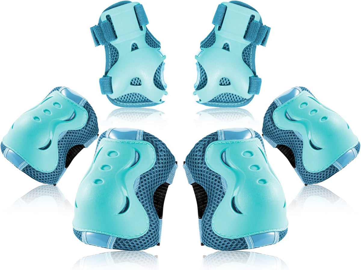 BOSONER Kids/Youth Knee Pad Elbow Pads Guards Protective Gear Set for Roller Skates Cycling BMX Bike Skateboard Inline Skatings Scooter Riding Sports