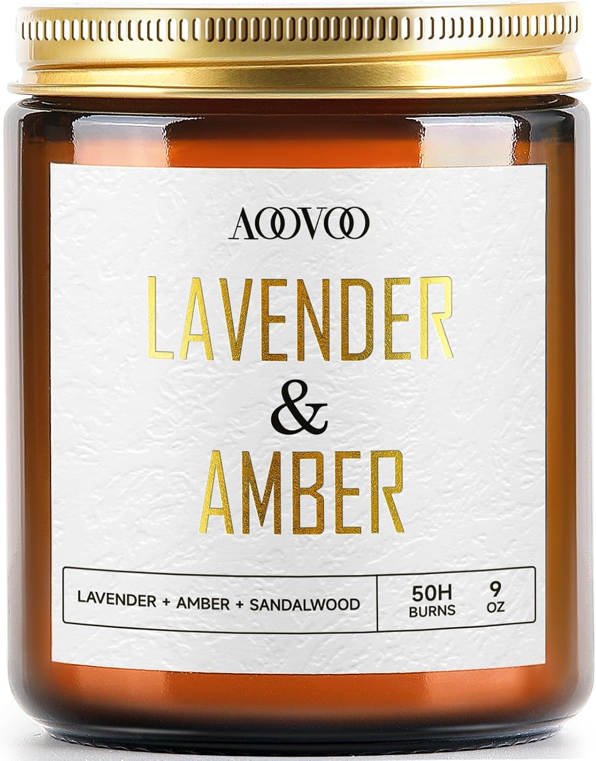 AOOVOO Coconut Vanilla Candles - 9 oz Scented Candles