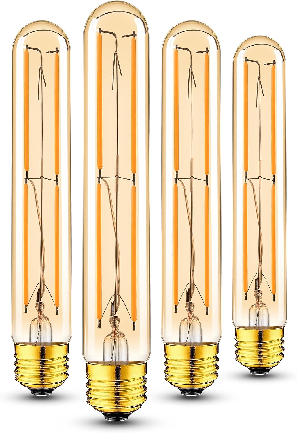 Tubular Light Bulb 7.3 Inch Dimmable T10 LED Bulb E26 6W 60 Watts