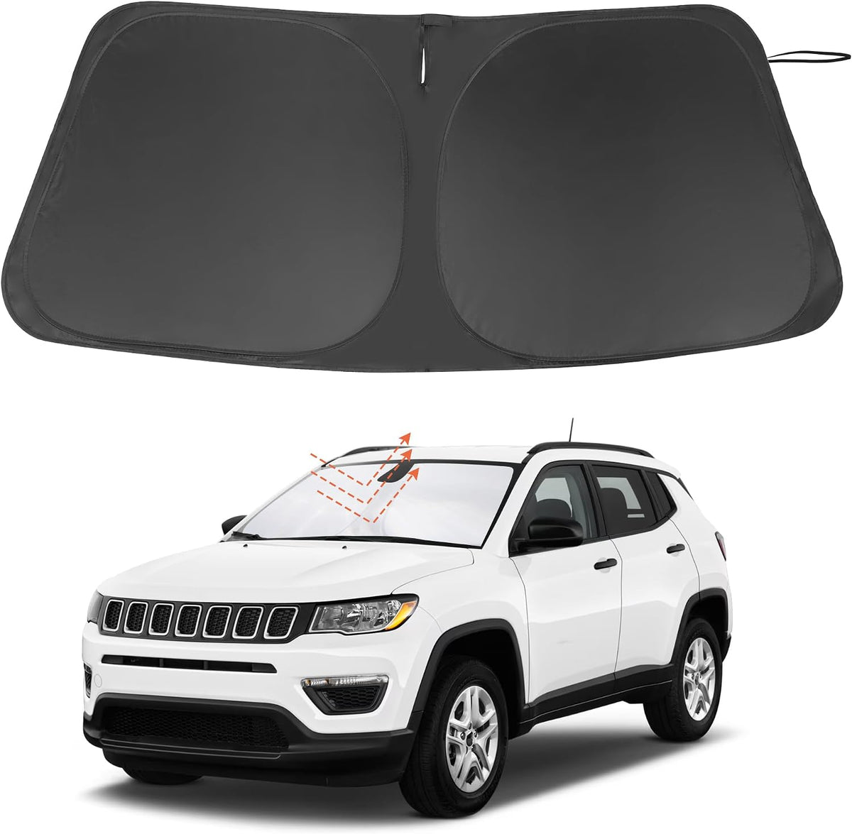 Windshield Sun Shade for 2015-2026 Ford F150 F-150 Accessories