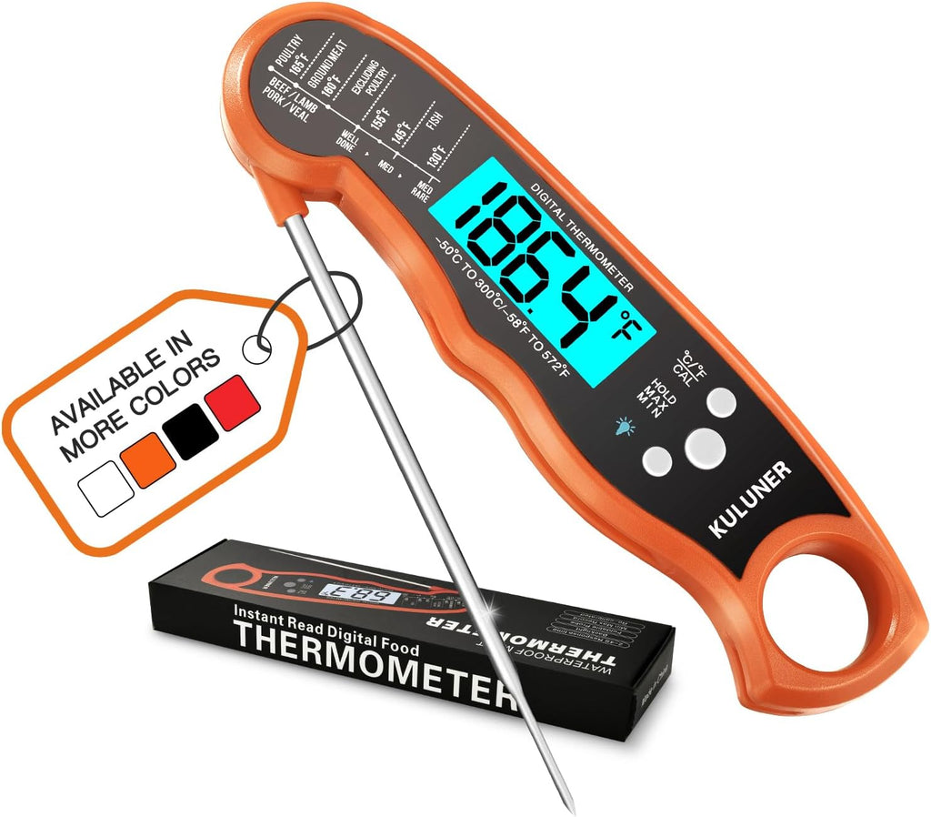 KULUNER Digital Instant Read Meat Thermometer for Cooking, Food,Grill