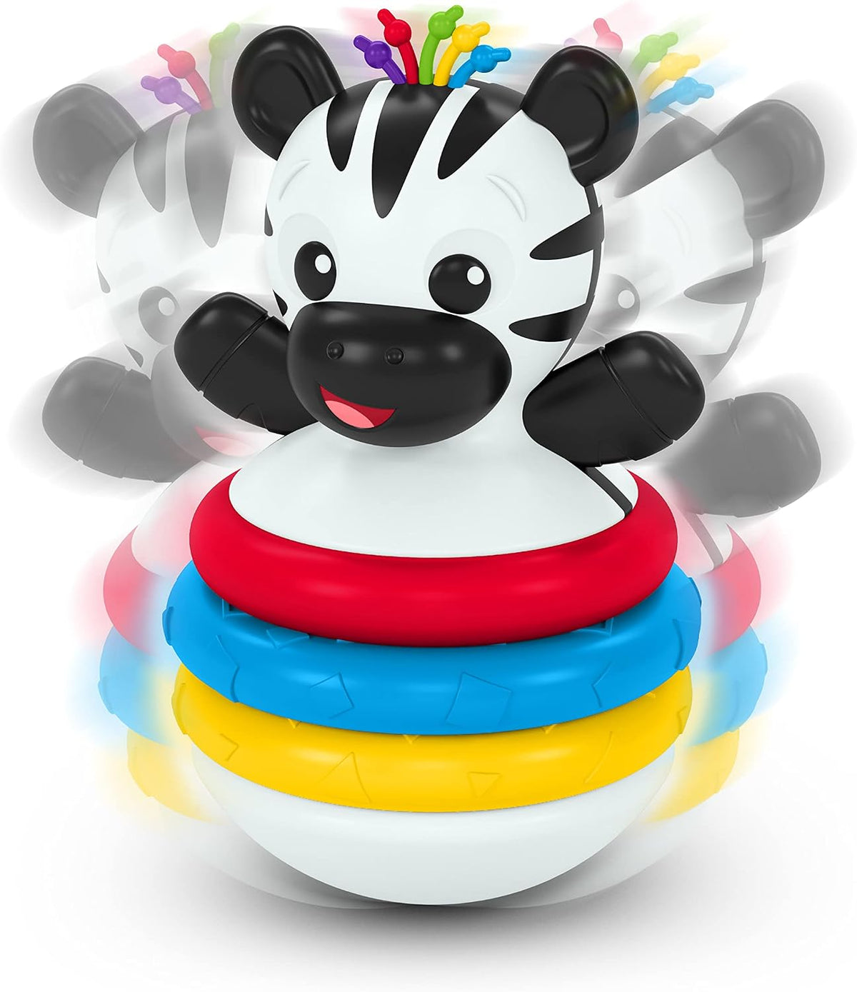 Baby Einstein Teether-Pillar Rattle and Chill Teething Toy, Ages 3 Months +