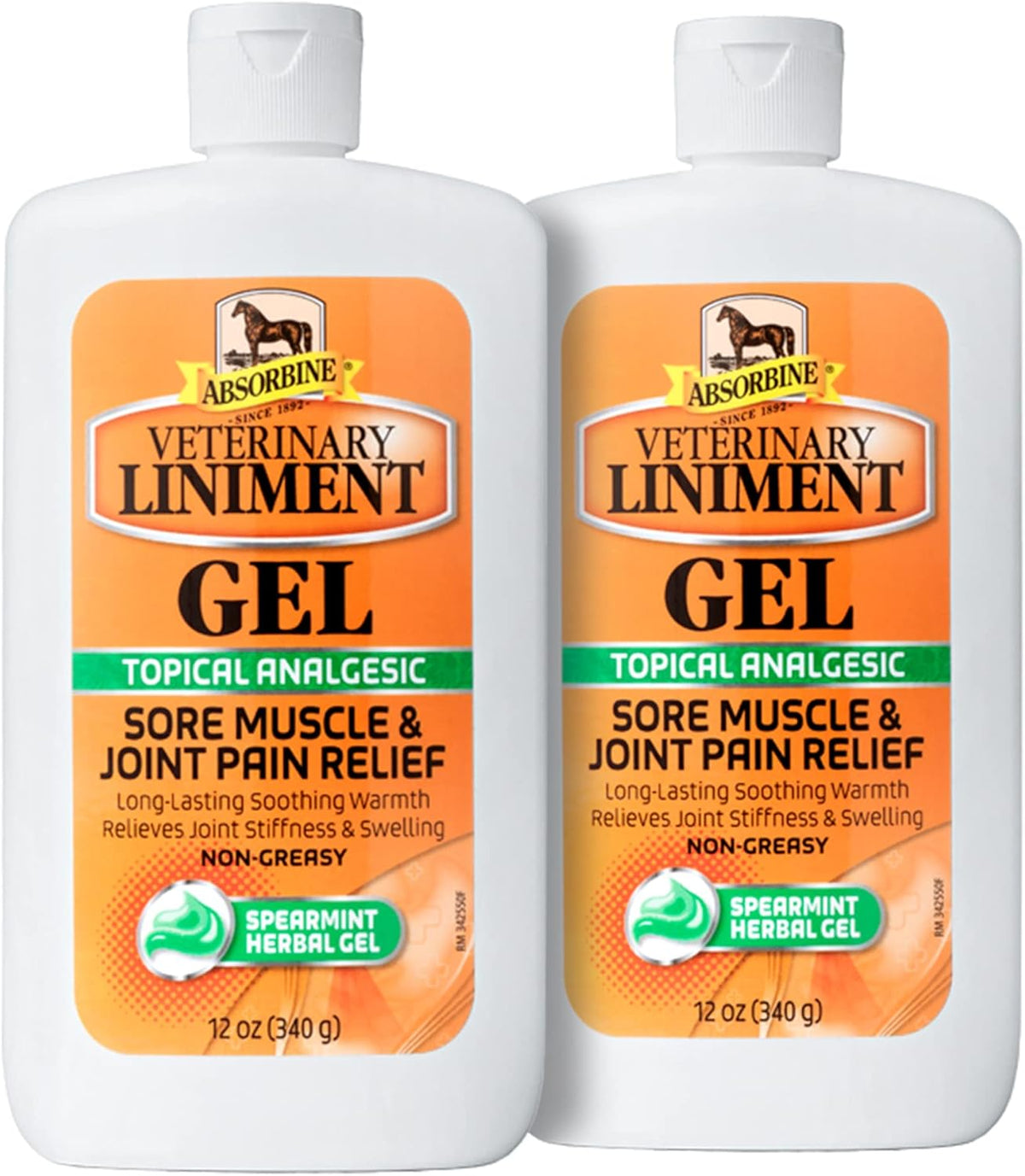 Absorbine Veterinary Liniment Gel, 12 oz Bottle