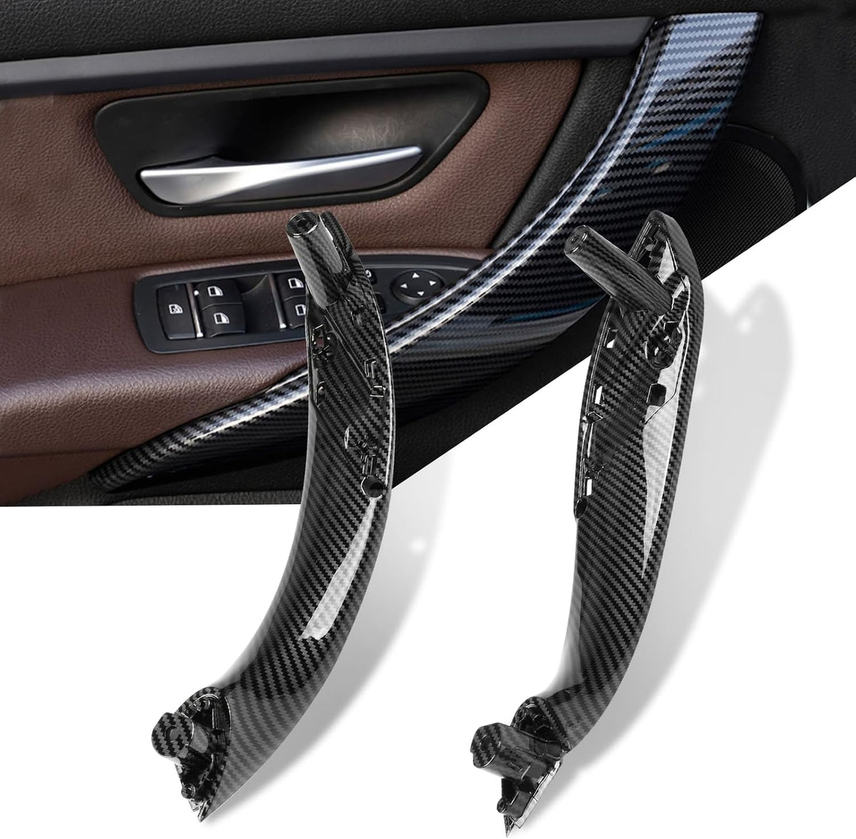 Jaronx 2PCS Door Handle Covers for BMW 3 Series F30/F31 4 Series F32
