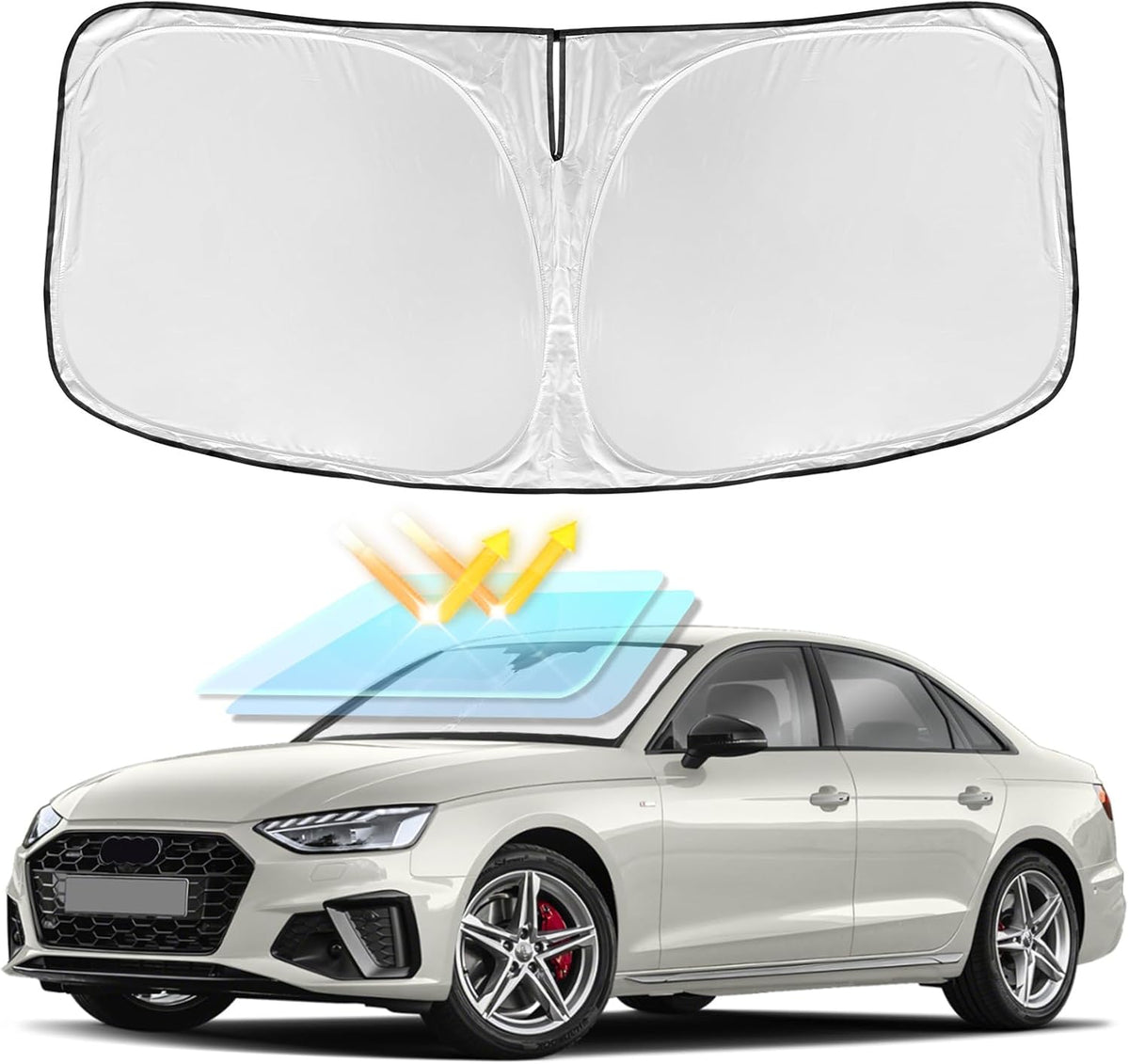 for Toyota Tacoma 2016-2024 2025 2026 Sun Shade Sunshade Windshield Cover
