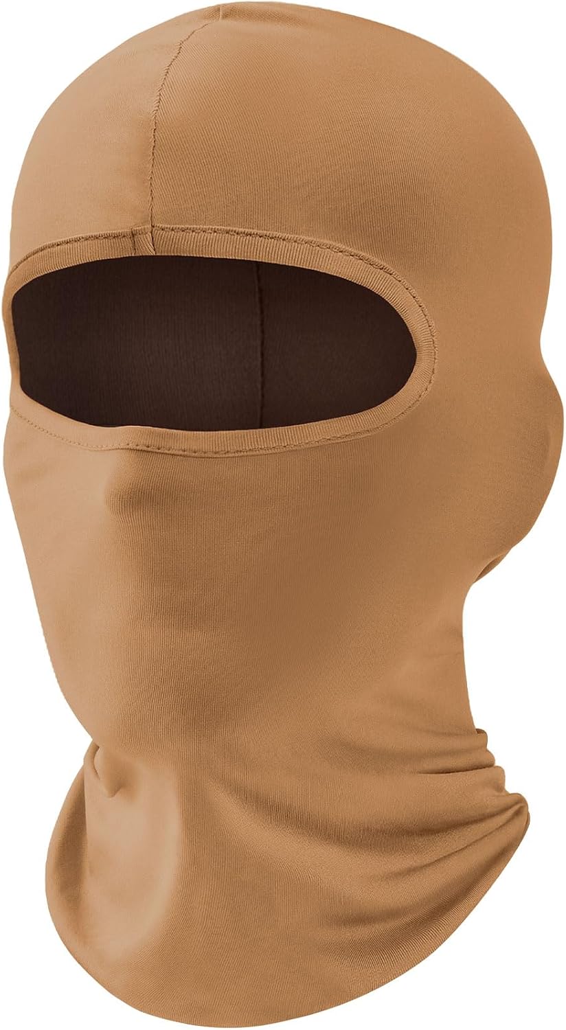 Fuinloth Balaclava Ski Mask, Motorcycle Summer Thin Cooling UV Protection