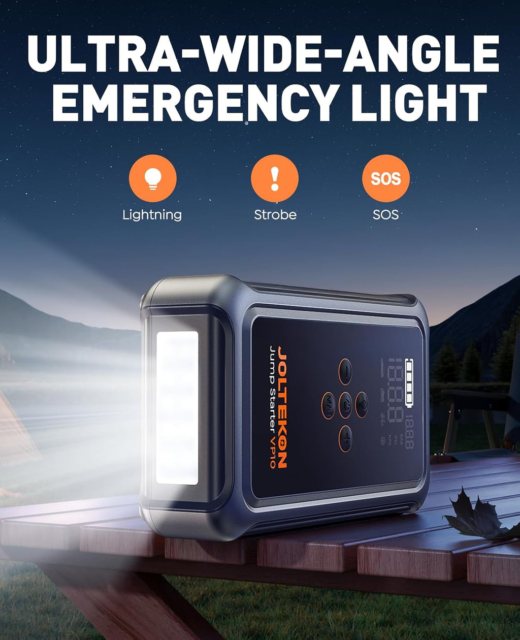 Car Battery Jump Starter with Air Compressor 6000A 150PSI, Car Jumper Starter Portable (All Gas/10L Diesel), Jump Box Car Battery with Auto-Shutoff Tire Inflator, Jumper Cables and Light